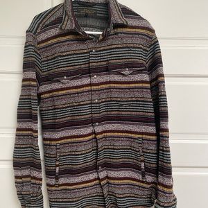 Hand tailored long sleeve thick shirt